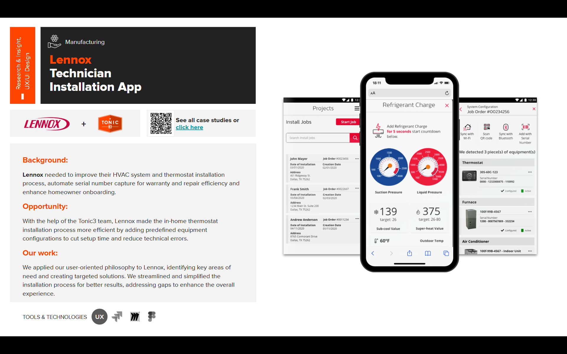 Lennox case study - technician app