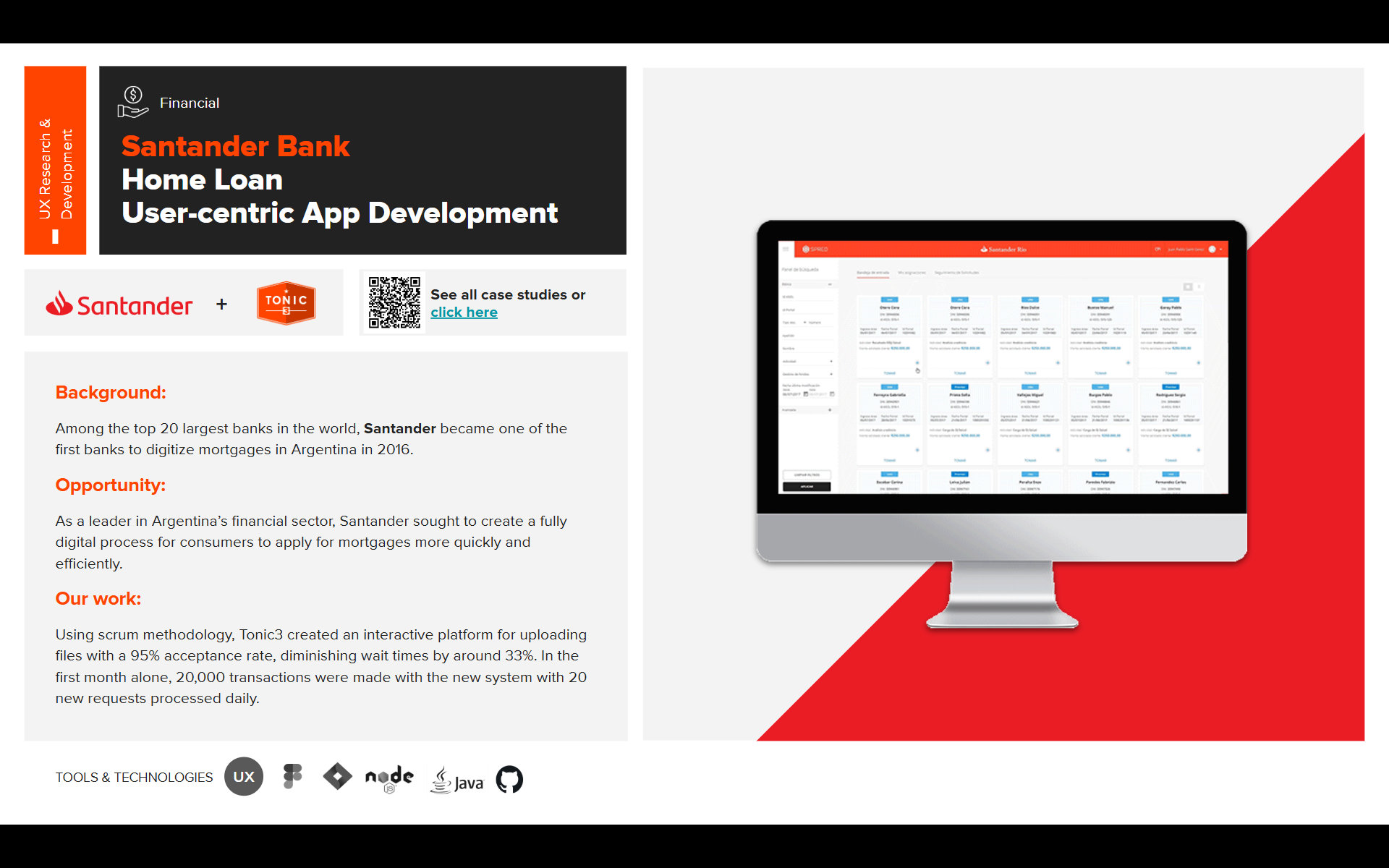 Santander bank - UX app home loan case study